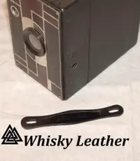 Kodak Brownie camera with leather strap
